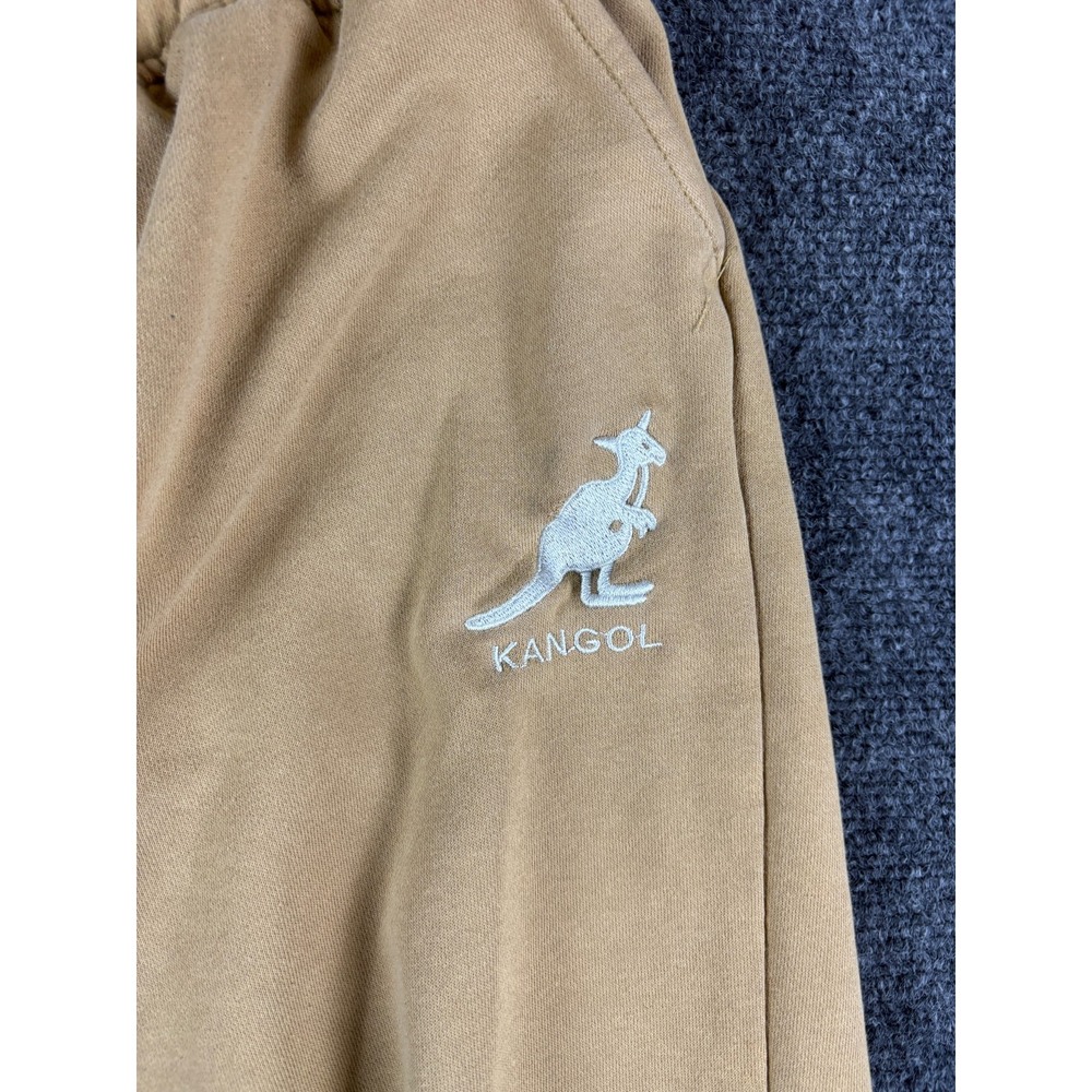 Kangol Jogger Pants Kids 4T 19x16 Beige Logo Elastic Waist Tapered Leg READ - Picture 5 of 11